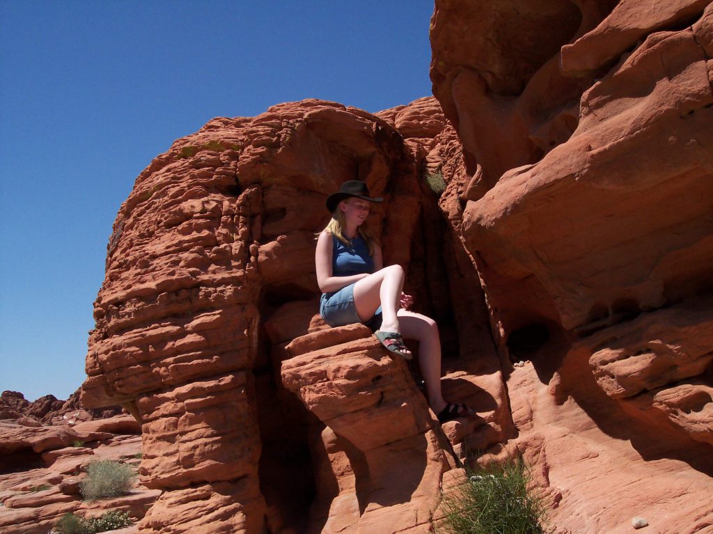 Debbie im Valley of Fire