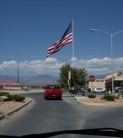 Riesige amerikanische Flagge