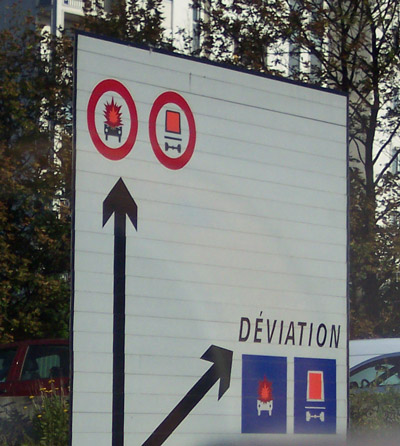 Straßenschild in Paris