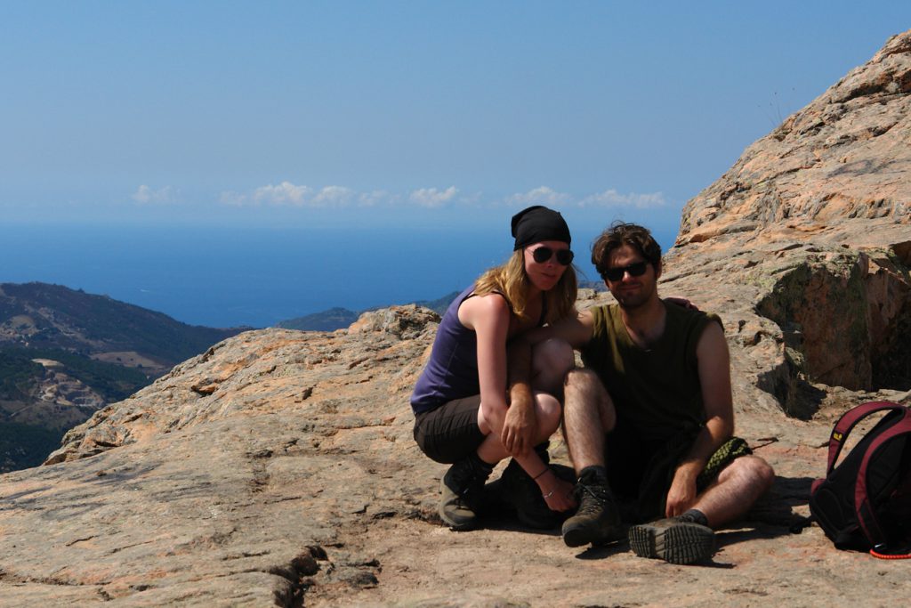 Debbie und Pierre auf dem Gipfel