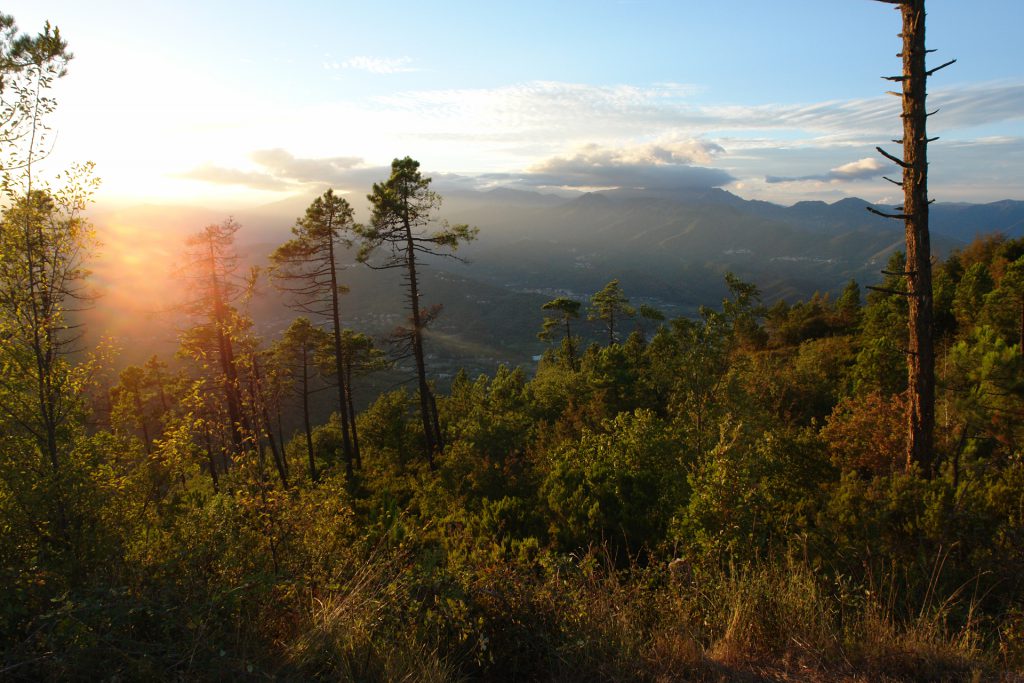 Ligurien Sonnenuntergang