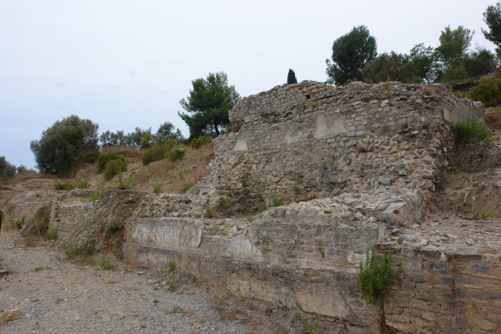 Reste der Nekropole an der Via Iulia Augusta bei Albenga