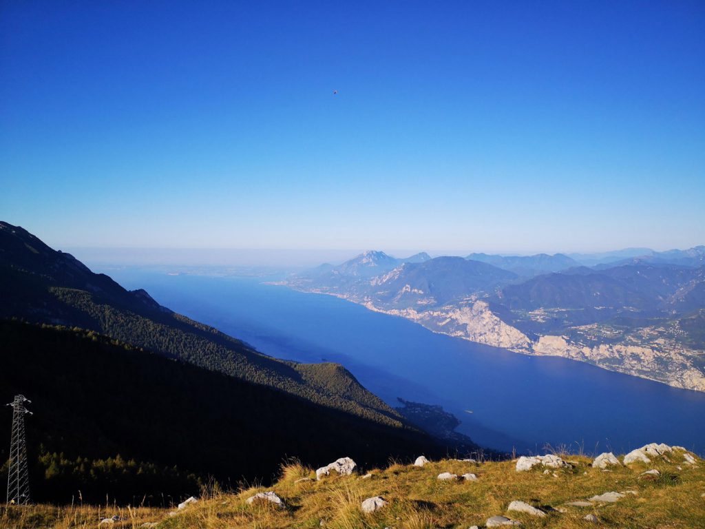 Ausblick von der Monte Baldo Bergstation
