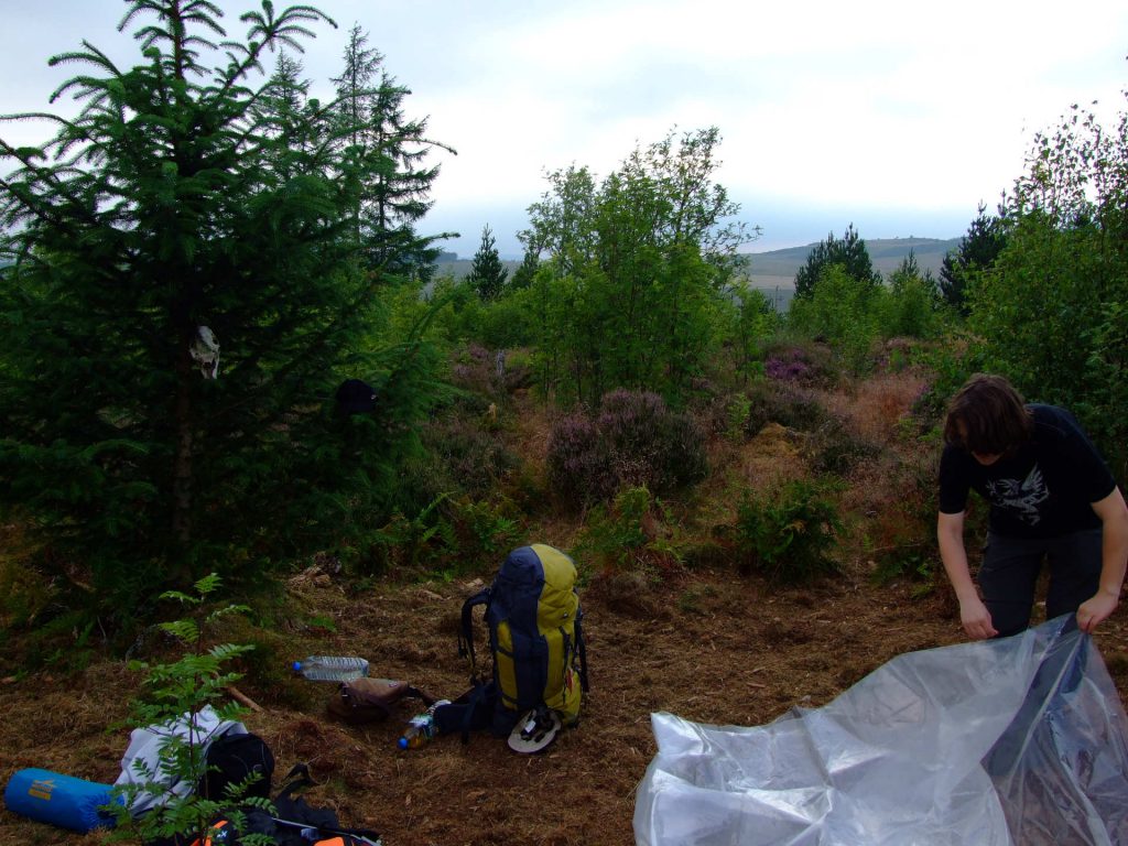 Campingplatz in der Heide