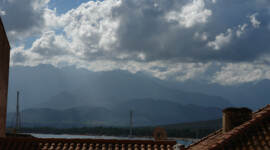 Erster Blick auf Korsika, nachdem wir nachts im Dunkeln ankamen ^^ Hotelausblick Calvi