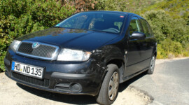 Das arme Auto nach dem Unfall - es kann so schnell gehen! Das arme Auto nach dem Unfall