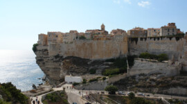 Die Altstadt von Bonifacio - sieht schon gewagt aus! Bonifacio