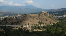 Nochmal Corte, vom Wanderweg aus gesehen - einfach toll! Aussicht auf Corte