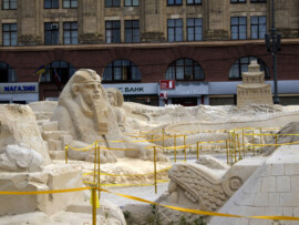 Sandskuplturen in Charkiw Sandskuplturen in Charkiw