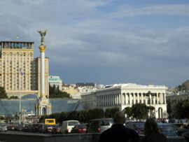 Der zentrale Majdan-Platz in Kiew. Fünf Jahre später gab es hier bürgerkriegsähnliche Zustände